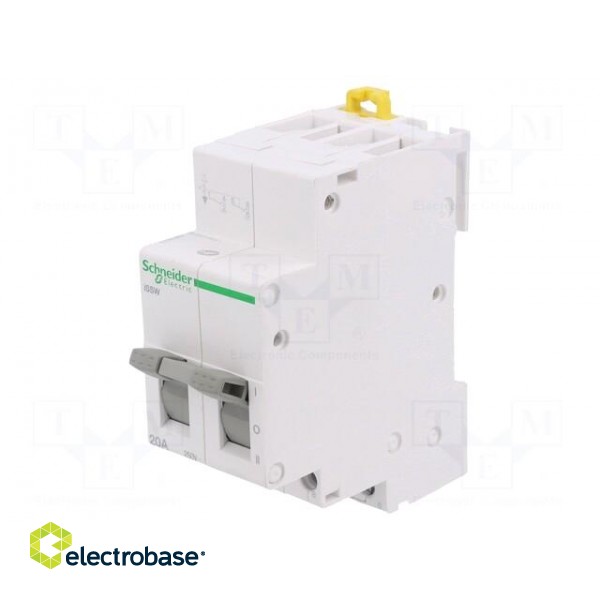 Module: pushbutton switch | 250VAC | 20A | IP20 | Contacts: DP3T | ACTI9 image 1