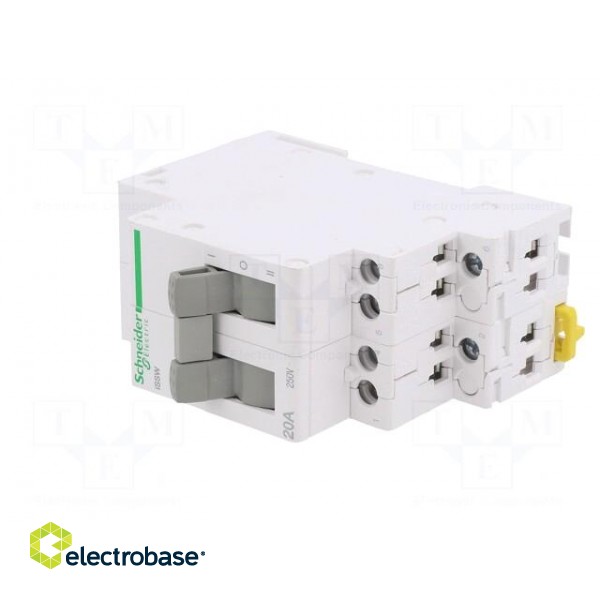 Module: pushbutton switch | 250VAC | 20A | IP20 | Contacts: DP3T | ACTI9 image 2