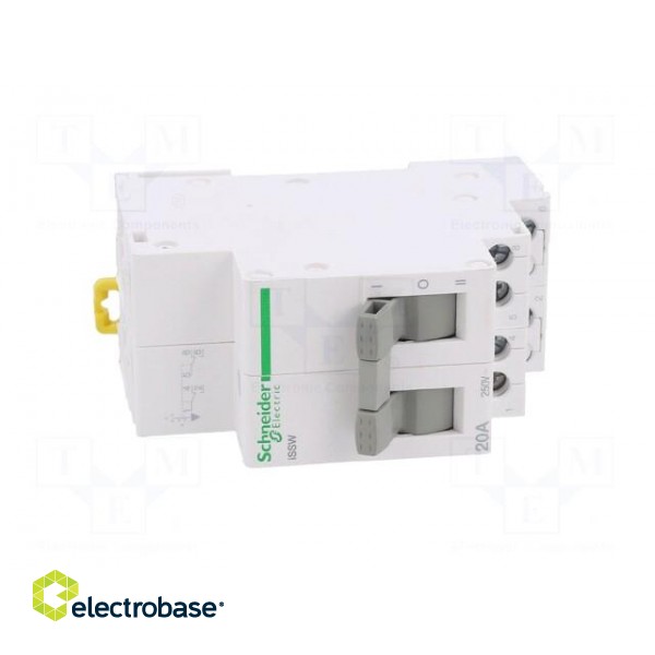 Module: pushbutton switch | 250VAC | 20A | IP20 | Contacts: DP3T | ACTI9 paveikslėlis 9