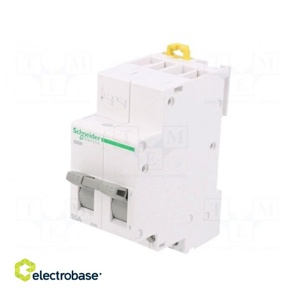 Module: pushbutton switch | 250VAC | 20A | IP20 | Contacts: DPDT | ACTI9 фото 1