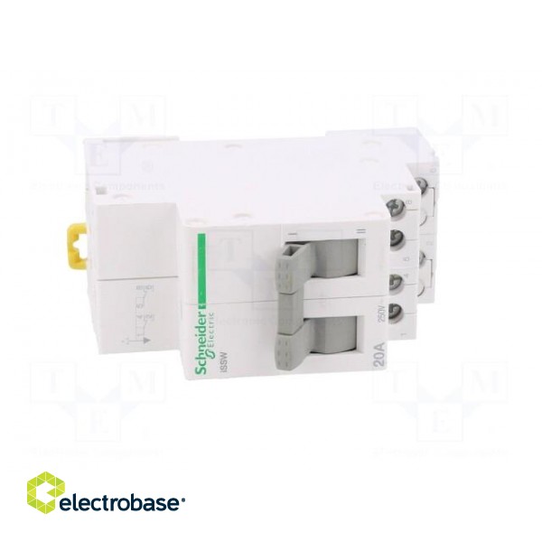 Module: pushbutton switch | 250VAC | 20A | IP20 | Contacts: DPDT | ACTI9 фото 9