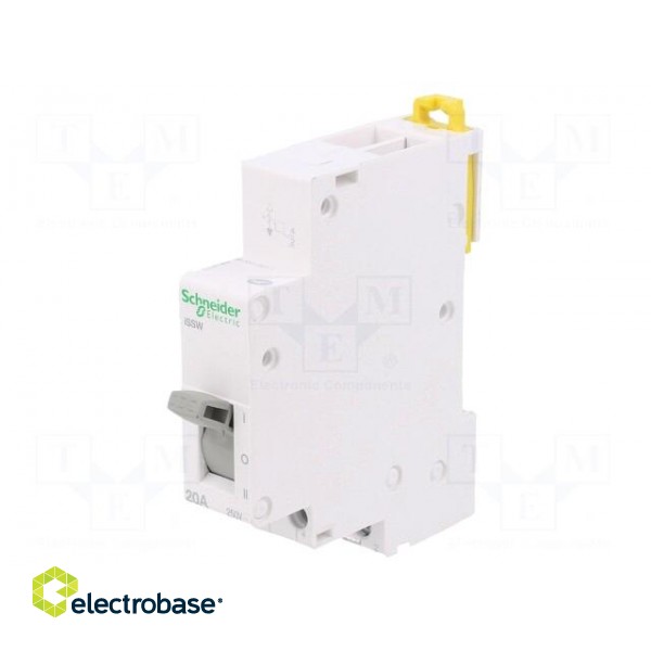 Module: pushbutton switch | 250VAC | 20A | IP20 | Contacts: SP3T | ACTI9 фото 1