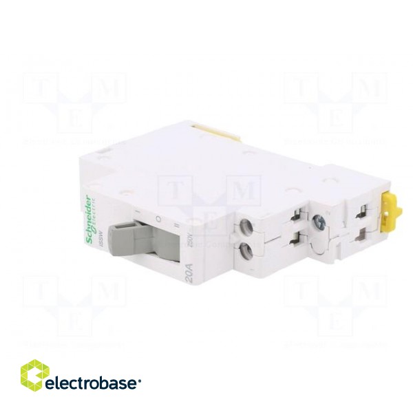 Module: pushbutton switch | 250VAC | 20A | IP20 | Contacts: SP3T | ACTI9 image 2