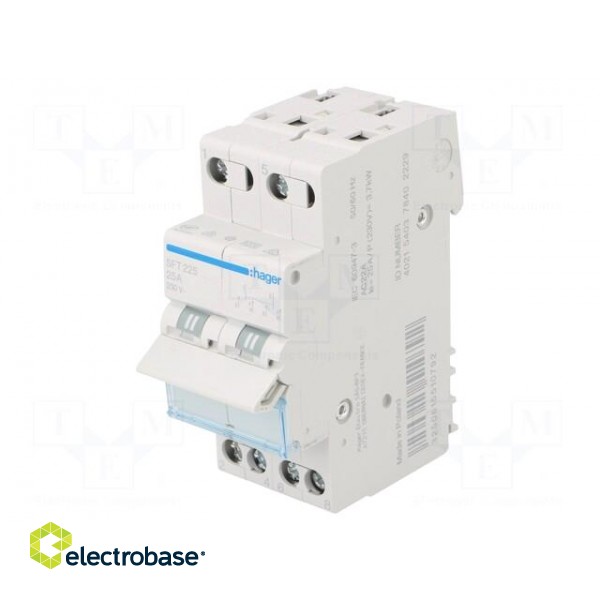 Module: toggle switch | Poles: 2 | 230VAC | 25A | IP20 | Stabl.pos: 3 image 1