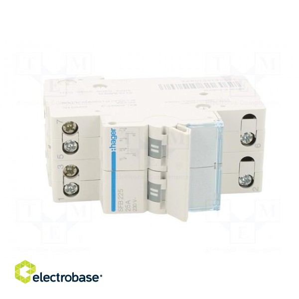 Module: toggle switch | Poles: 2 | 230VAC | 25A | IP20 | Stabl.pos: 3 image 9