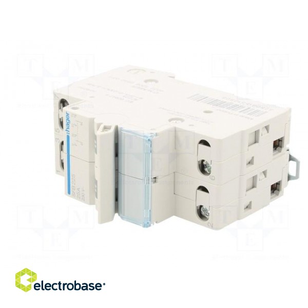 Module: toggle switch | Poles: 2 | 230VAC | 25A | IP20 | Stabl.pos: 3 image 2