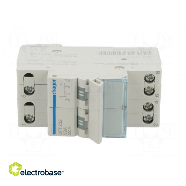 Module: toggle switch | Poles: 2 | 230VAC | 32A | IP20 | Stabl.pos: 3 image 9