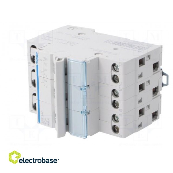 Module: toggle switch | Poles: 3 | 230VAC | 40A | IP20 | Stabl.pos: 3 image 2