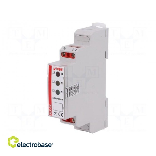 Module: voltage indicator | 230÷400VAC | IP20 | DIN | OEM: 863028 image 1