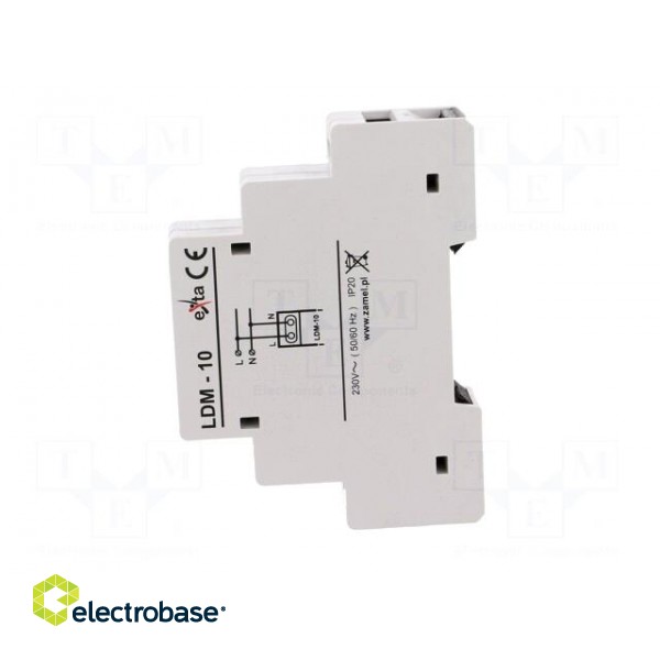 Module: voltage indicator | 230VAC | IP20 | DIN | 90x17.5x66mm image 3