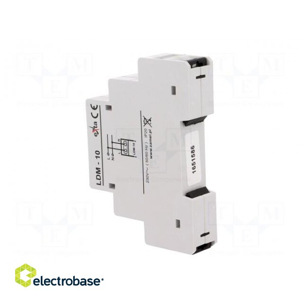 Module: voltage indicator | 230VAC | IP20 | DIN | 90x17.5x66mm image 4