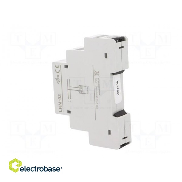 Module: voltage indicator | 230VAC | IP20 | DIN | 90x17.5x66mm фото 4