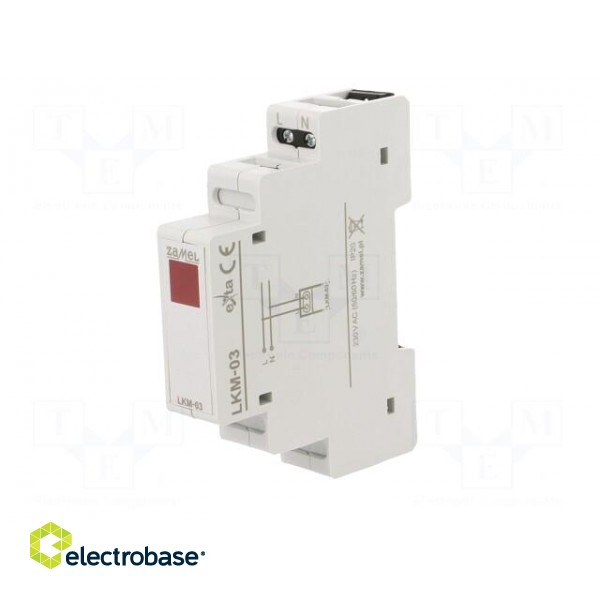 Module: voltage indicator | 230VAC | IP20 | for DIN rail mounting image 2