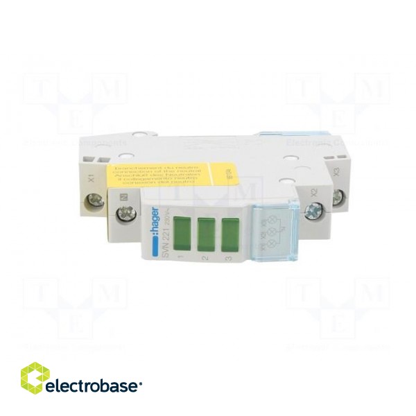 Module: voltage indicator | 230VAC | IP20 | for DIN rail mounting image 9