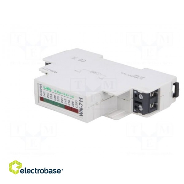 Module: voltage indicator | 230VAC | IP20 | DIN | Colour: red/green image 2