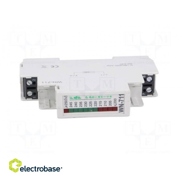 Module: voltage indicator | 230VAC | IP20 | DIN | Colour: red/green фото 9