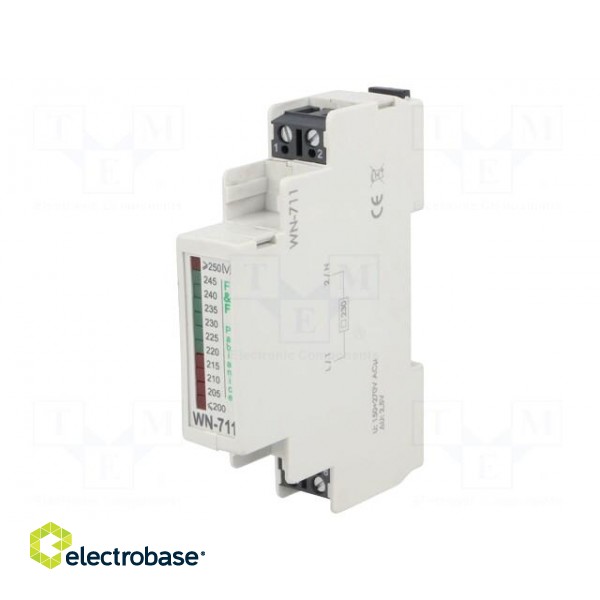 Module: voltage indicator | 230VAC | IP20 | DIN | Colour: red/green фото 1
