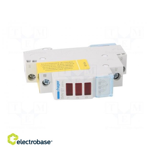 Module: voltage indicator | 230VAC | IP20 | for DIN rail mounting image 9