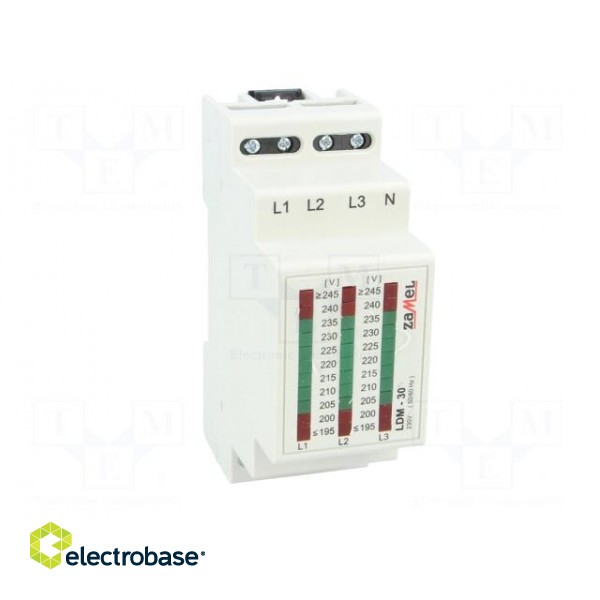 Module: voltage indicator | 3x230VAC | IP20 | for DIN rail mounting image 9
