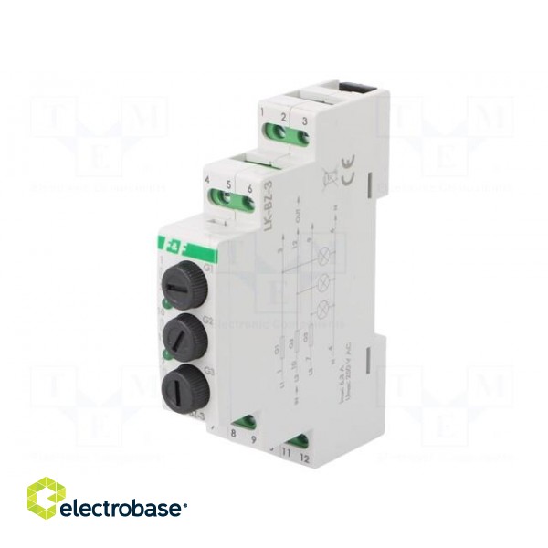 Module: voltage indicator | 3x230VAC | IP20 | for DIN rail mounting фото 1