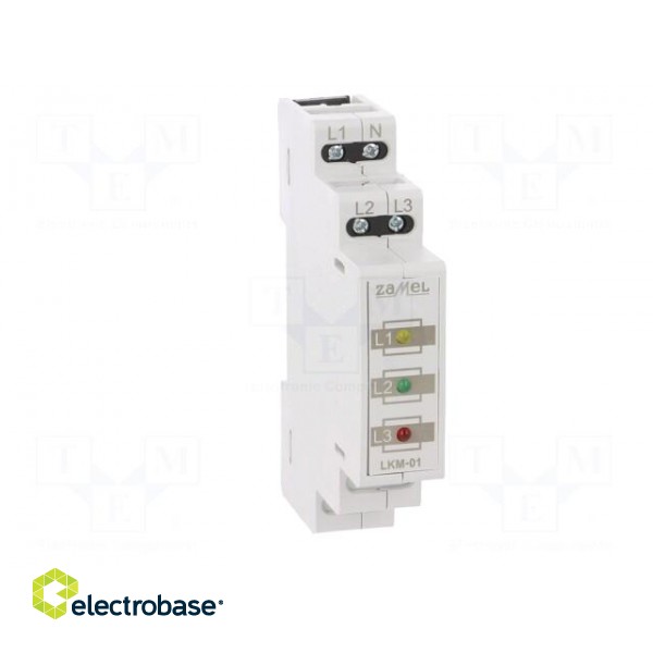 Module: voltage indicator | 3x400VAC | IP20 | DIN | 90x17.5x66mm image 9