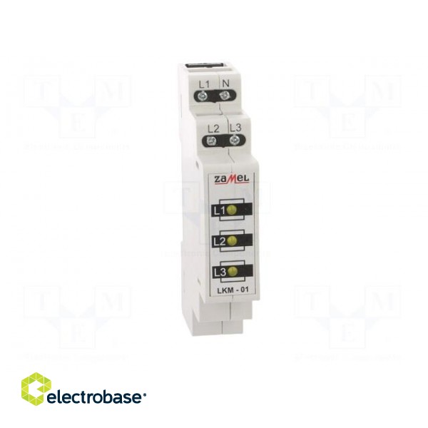 Module: voltage indicator | 3x400VAC | IP20 | DIN | 90x17.5x66mm image 9