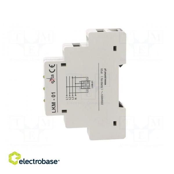 Module: voltage indicator | 3x400VAC | IP20 | DIN | 90x17.5x66mm image 3