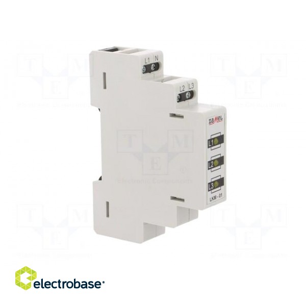 Module: voltage indicator | 3x400VAC | IP20 | DIN | 90x17.5x66mm image 8