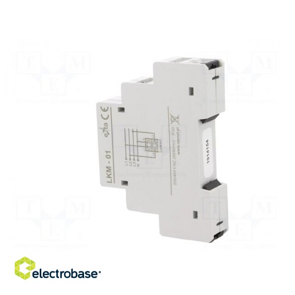 Module: voltage indicator | 3x400VAC | IP20 | DIN | 90x17.5x66mm paveikslėlis 4