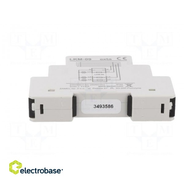 Module: voltage indicator | IP20 | for DIN rail mounting | LKM image 5