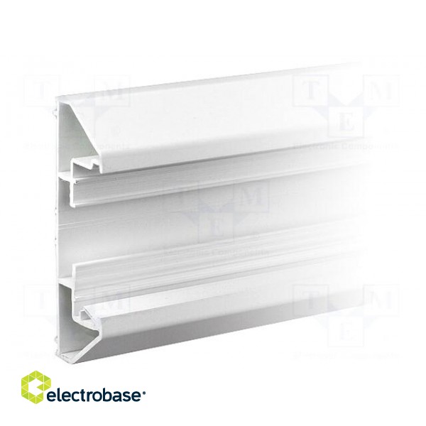 Surface mount housing | 2.1m | Colour: white