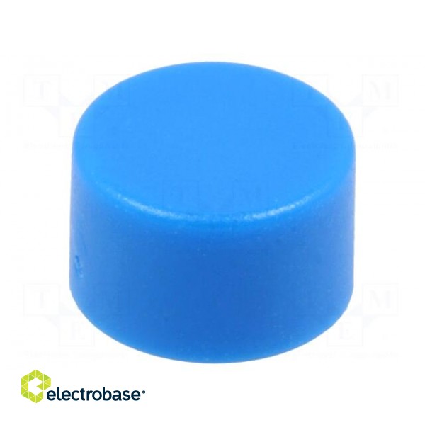Button | 10mm | round | blue | Application: 1241.16