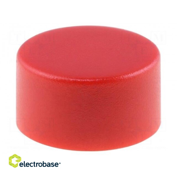 Button | 10mm | round | red | Application: 1241.16