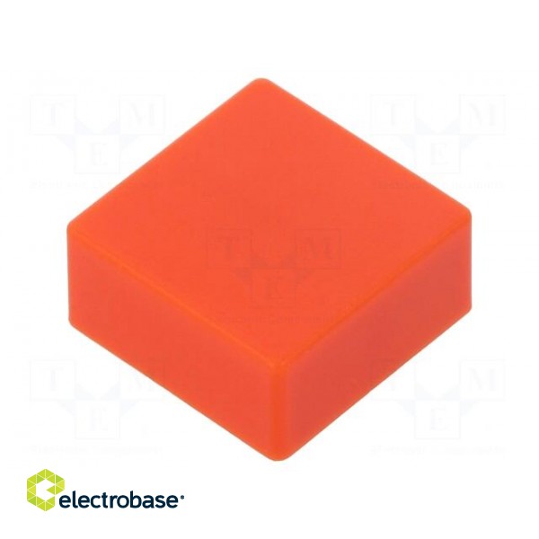 Button | push-in | none | 5.5mm | -25÷70°C | square | orange image 1
