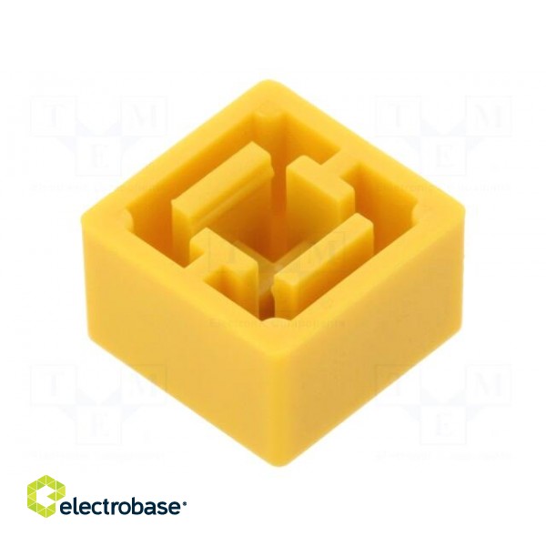 Button | push-in | none | 5.5mm | -25÷70°C | square | yellow image 2