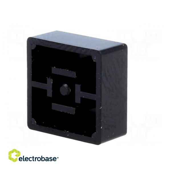 Button | push-in | 5.5mm | -25÷70°C | square | black | 12x12mm image 6