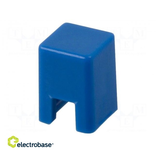 Button | push-in | 5.5mm | -25÷70°C | square | blue | 4x4mm