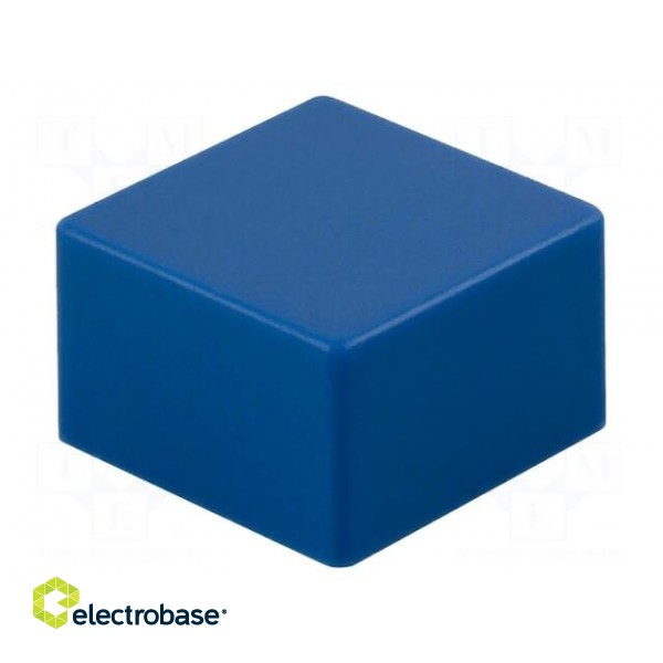 Button | square | blue | 9x9mm | Application: B3F-4,B3F-5,B3W