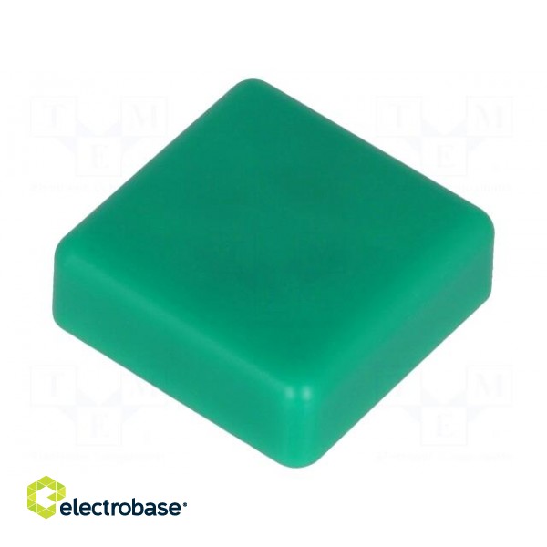Button | square | green | 12x12mm | TACTS-24N-F,TACTS-24R-F paveikslėlis 1