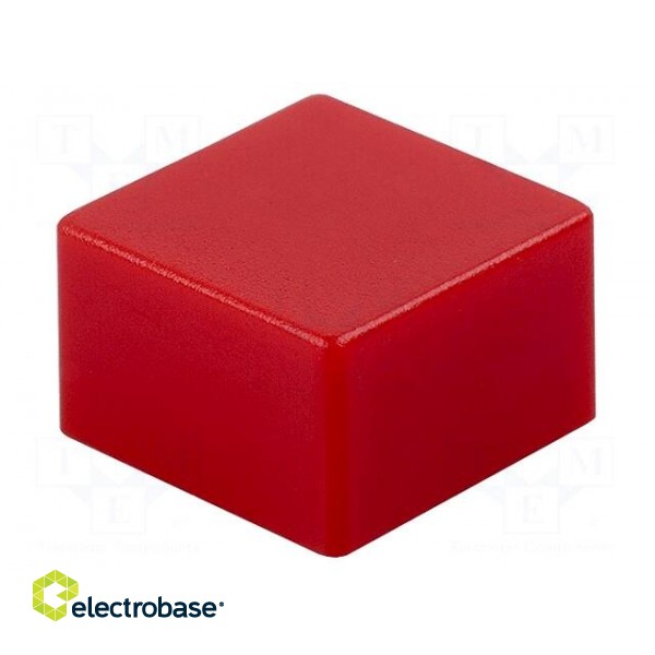 Button | square | red | 9x9mm