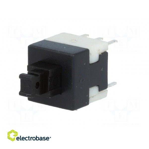 Microswitch TACT | DPDT | Pos: 2 | 0.1A/30VDC | THT | none | 1.6N | 8x8mm image 2