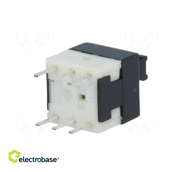 Microswitch TACT | DPDT | Pos: 2 | 0.1A/30VDC | THT | none | 1.6N | 8x8mm image 6