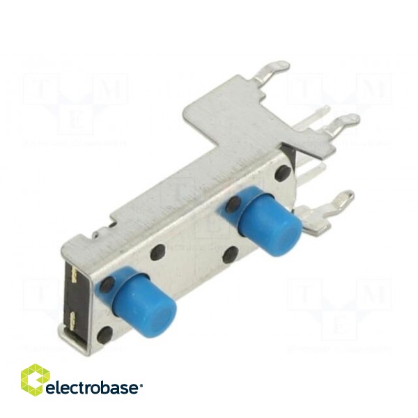 Microswitch TACT | NO + NO | Pos: 2 | 0.05A/12VDC | THT | none | 1.57N