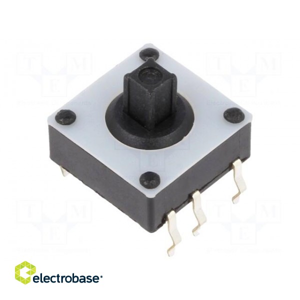 Microswitch TACT | Pos: 2 | 0.02A/15VDC | PCB,THT | none | 2.6N | 4.3mm фото 1