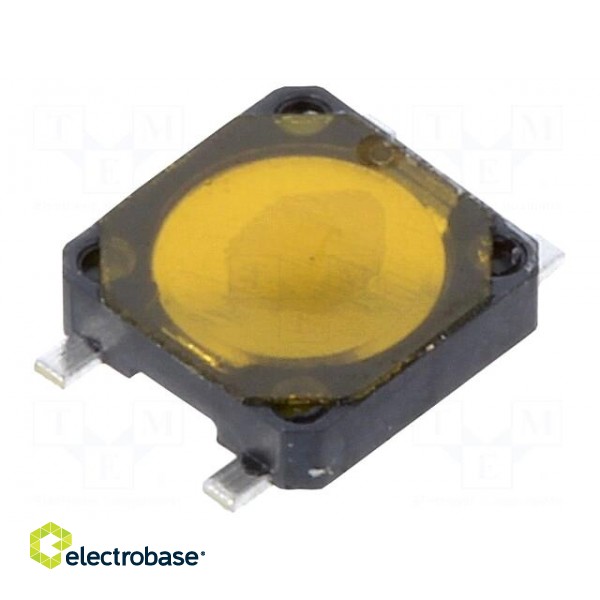 Microswitch TACT | Pos: 2 | 0.05A/12VDC | SMT | none | 3.1x3.1mm | 0.75mm