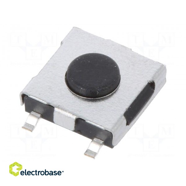 Microswitch TACT | Pos: 2 | 0.05A/12VDC | SMT | none | 4.6x4.6mm | 1.5mm