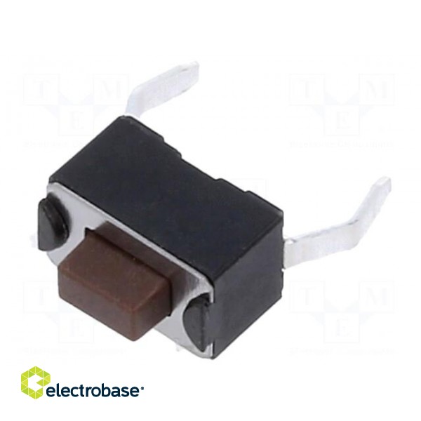 Microswitch TACT | SPST-NO | Pos: 2 | 0.05A/12VDC | PCB,THT | none | 1.6N