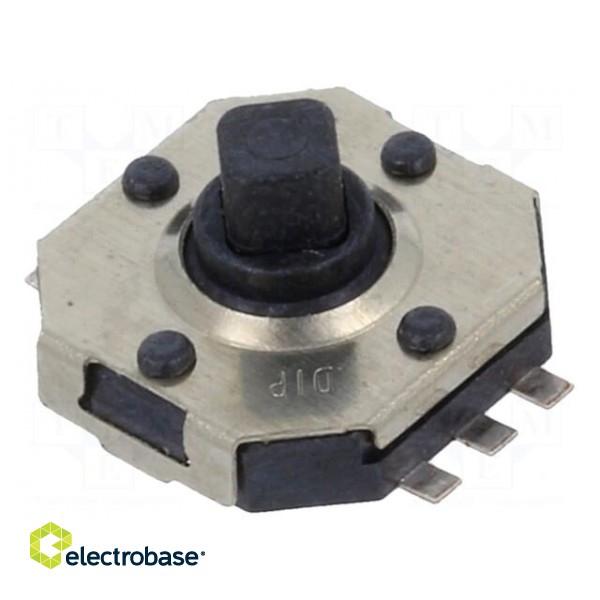 Microswitch TACT | SPST-NO | Pos: 2 | 0.05A/12VDC | SMD | none | 1.6N