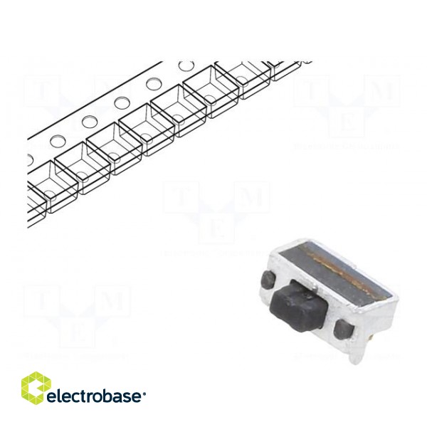 Microswitch TACT | SPST-NO | Pos: 2 | 0.02A/12VDC | THT | none | 1.6N