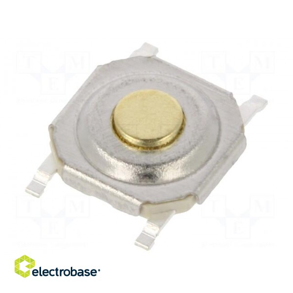 Microswitch TACT | SPST-NO | Pos: 2 | 0.02A/15VDC | SMT | none | 2.5N